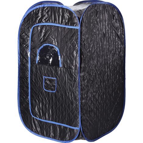 Cabine de sauna portable pliable, cabine de sauna à vapeur, améliore la circulation sanguine, tente de sauna pour la maison (1/5)