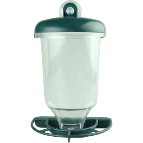Station Alimentation Oiseaux Sauvages pour vue Panoramique Claire Acrylique transparent, ventouses fortes, pour vue imprenable, colibris mésanges, installation fenêtre (1/5)