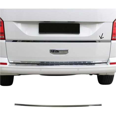 Poignée de Coffre Hayon pour VW T6 T6.1 Transporter 2015-2024 acier inox foncé (1/5)