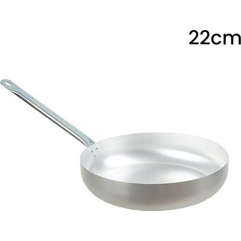 Saftapasta Aluminium Pan Avec Poignée En Métal ø20-22-24 Cm Ustensile De Cuisine -diamètre 22cm -