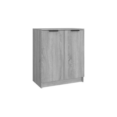 Meuble à chaussures Sonoma gris 59x35x70 Bois d'ingénierie (1/5)
