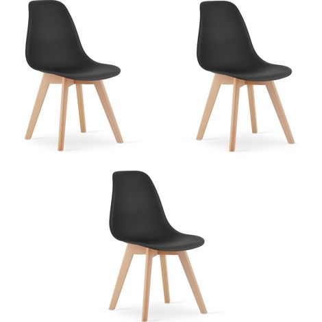 KITO Stuhl - schwarz x 3 (1/5)