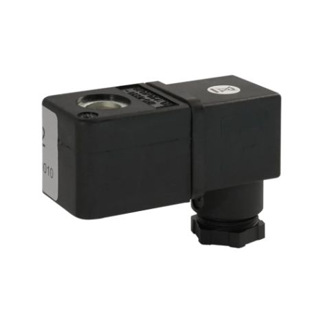 Bobina di ricambio per elettrovalvola a gas normalmente chiusa, con connettore. Caleffi 854104 Nero