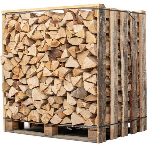 Bois de chauffage 1,5 stères coupé 30 cm – Box 1,05 m³ – Bois sec pour cheminée, poêle, four à pizza, barbecue, brasero