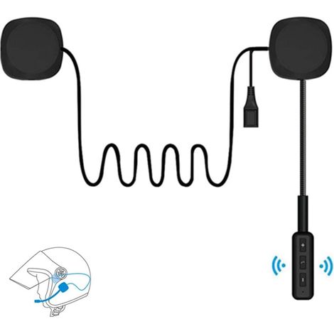 OBEST Casque de moteur, casque stéréo Bluetooth 5.0, casque de casque sans fil avec micro mains libres, contrôle d'appel musical, casque pour vélo, ski, vacances (1/5)