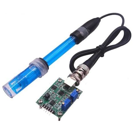 BNC pH probe for swimming pool water analysis – pH range 0-14 – 300 cm cable – BNC connector for pH tester (1/4)