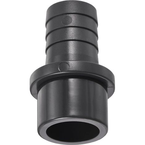 Raccord de tuyau en PVC, 16 mm x 25 mm, adaptateur de tube droit pour tuyau d'eau, irrigation, jardin, plomberie (1 pièce, noir) (1/5)
