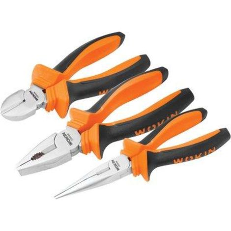SET PINZE TRIS 100903 WOKIN - MM 180  - 1 confezione