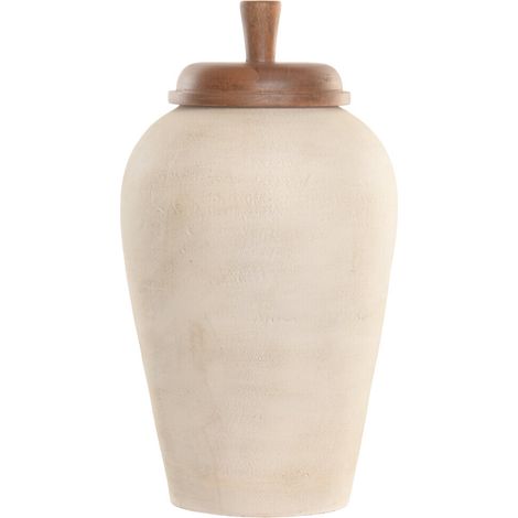 Tibor Terracota Mango 25X25X45 Tapa Crudo (1/4)
