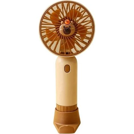Ventilateur de poche, Charge USB Silencieux, Bureau et études, Capibara (1/5)