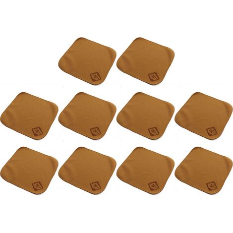 Lot de 10 torchons en pur coton, polyvalents, doux, très absorbants et épais, parfaits pour la vaisselle et le service à thé. (1/4)