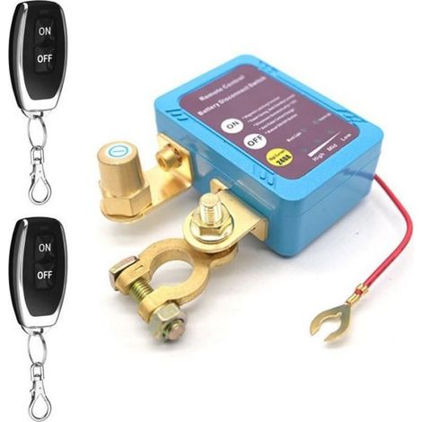 Coupe-Batterie 12 V 240 A - Déconnexion Automatique à 11,8 V - Télécommande Sans Fil - Consommation Veille 3 mA - Pour Voiture 12 V (1/3)