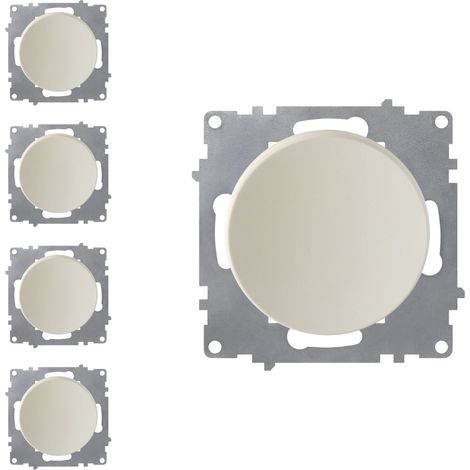 Interrupteur simple allumage (lot de 5) - beige