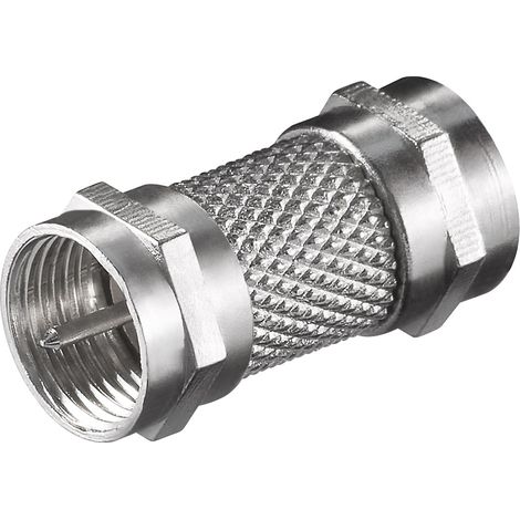 Goobay 11371 Koaxialadapter Edelstahl 22,60 mm (1/2)