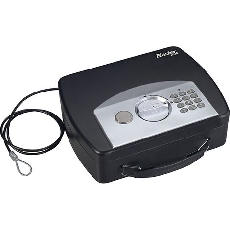 Portable Digital Safe with Cable for On-the-Go Security