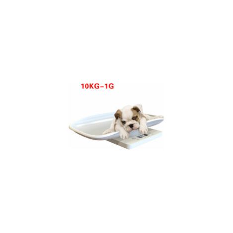 Pèse-Personne Numérique Pour Bébé Ou Animaux Jusqu'À 10 Kg Style Balance Blanche