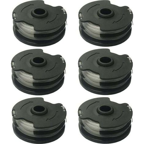 YMYNY Bobine de fil pour Parkside PRTA 20-Li A1 / B2 / C3 Bobines de Fil de Rechange pour débroussailleuse sans fil LIDL Parkside PRTA 20-Li A1 / B2 / C3, PRT 300 A1, PRT 550 A1 / A3 (6pcs)