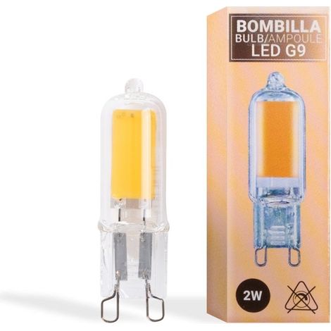 Bombilla LED G9 220-240V AC - COB - 360º - 2W - Blanco (1/5)
