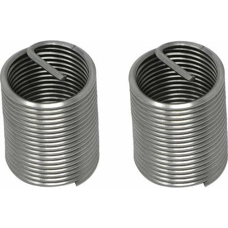 2x insert fileté M14x1,25x16,4 ressort filet rapporté standard acier inoxydable V-coil réparation renforcement filetage foiré taraudage
