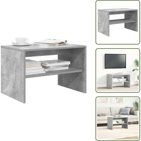 Meuble TV gris béton 60x40x40 cm bois d'ingénierie - Meuble TV - Meubles TV - Unité TV - Meuble De Télévision (1/5)