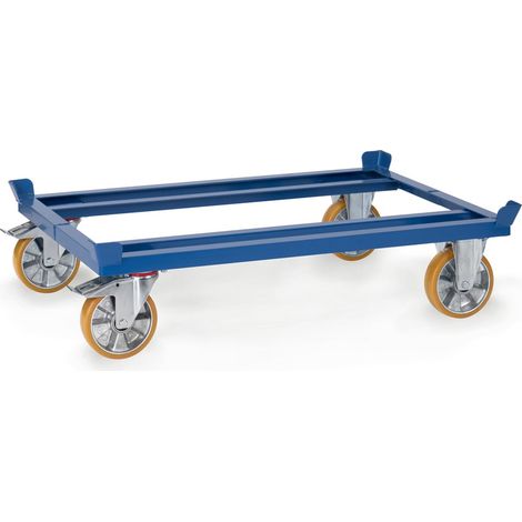 Fetra Paletten-Fahrgestell für Gitterboxen und Flachpaletten 1200 x 800 mm (1/2)