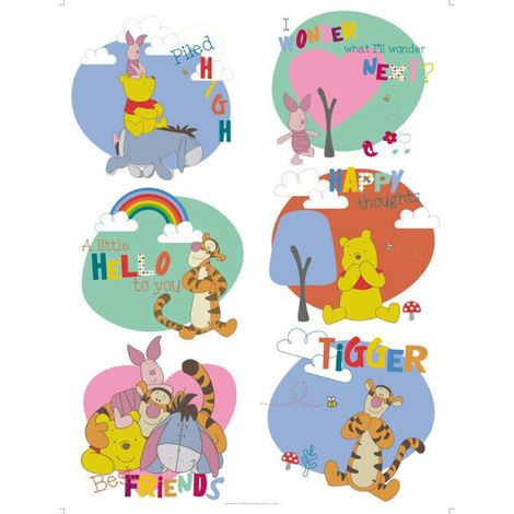 Stickers géant Bébé Winnie l'Ourson Disney 65x85cm (1/4)
