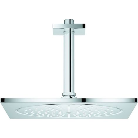GROHE Conjunto de rociador de techo Rainshower Aqua 10" 26861 salida de techo 142mm 9,5l/min cromo, 26861000