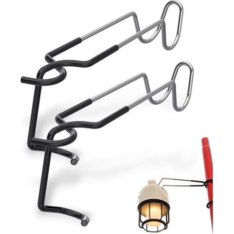 Support de lanterne de camping multi-pièces - accessoires de tente robustes, crochet pour lanterne, suspension lumineuse. - AquaForge (1/4)