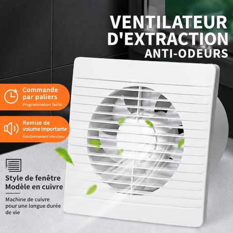 Pack interrupteur pour extracteur d'air mural et fenêtre 110V réf 1192 20 × 20 × 10 cm 700 g – Livraison gratuite (1/5)