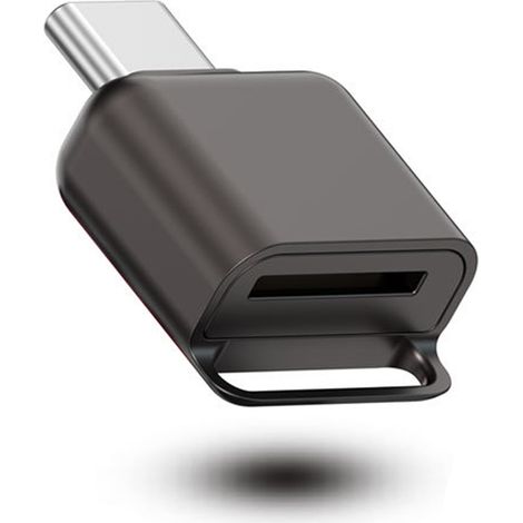 Lecteur De Carte Micro Sd,Usb C Vers Carte Mini Sd,Card Reader Adapter Mémoire De Type C À Tf,Adaptateur Usb C Pour Pc,Tablette,Or
