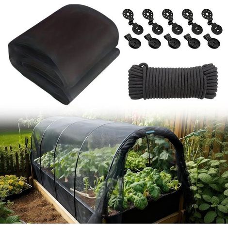 Moskitonetz für den Außenbereich, 6 x 2,4 m, Insektenschutznetz, pro Meter, feinmaschiges Moskitonetz, Gemüseschutznetz, Vogelschutznetz, feinmas