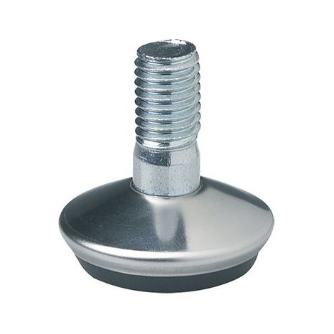 MOBILA - 4 PIEDINI REGOLABILI CROMATI M10 X 32