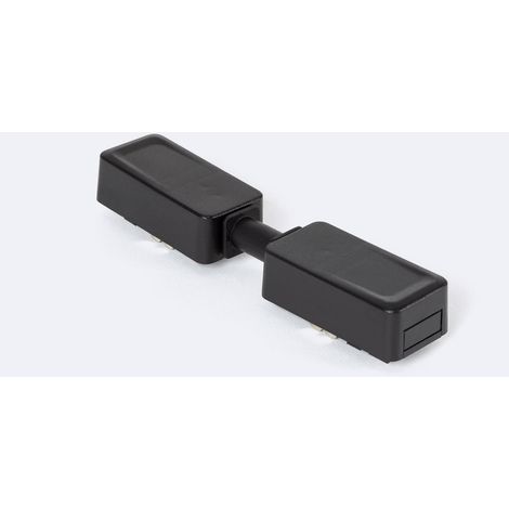 Verbindungsstück für Magnetschiene 25mm Superslim Einbau/Aufhängen Schwarz
