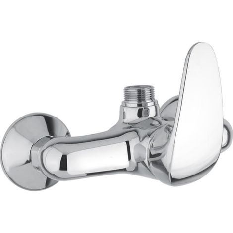 Miscelatore a parete in ottone con leva corta finitura cromata - Idral 09480 (1/4)