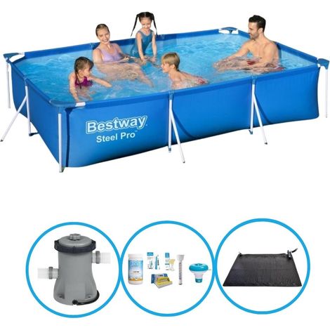 Bestway Steel Pro Rechteckig - 300x201x66 cm - 4-teilig  S22719