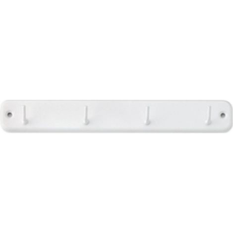 Kleiderbügel 4 Haken Home weiß lackiert 230x32mm 3084-2 Inofix