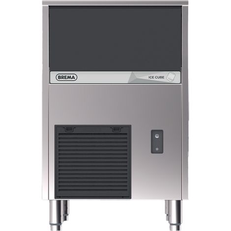 Machine à Glaçons Pleins 40 kg/24h. Réserve-Bac à Glaçons 16kg. Condenseur Air et Pompe de Vidange - BREMA