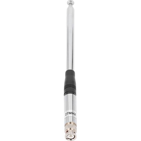 Antenne radio avec connecteur BNC 27 MHz, tige télescopique, antenne radio portable CB pour Cobra HH50WXST, BC125AT et 75 822 (1/5)