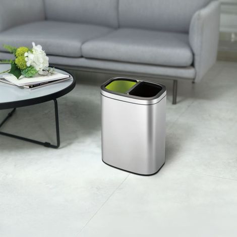 Poubelle ouverte EKO Recycle OLI-Cube 10+10L (1/5)