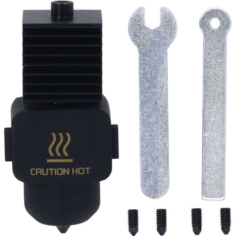 Hotend – imprimante 3D, buse en acier trempé de 0.4mm, Kit d'extrémité chaude avec buses supplémentaires de 0.2, 0.4, 0.6, 0.8mm, pour A1 Mini (1/5)