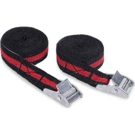 FPLUS trinquete amarre bli.2und 25mm 2.5mt , Con estas 2 correas de trinquete con hebilla de trinquete, puede asegurar todo de forma segura al transportar o almacenar muebles, obje