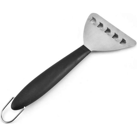1 Grillpfannenschaber, Kunststoffgriff, Grillpfannenreinigungszubehör, Grillwerkzeug