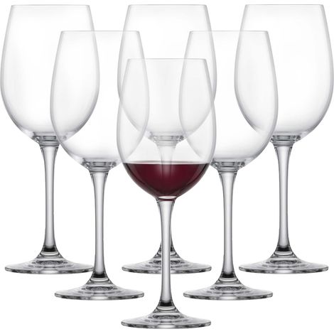 Verres à eau Classico (lot de 6), verres classiques en cristal pour le vin rouge ou l'eau, verres à vin en résistant au lave-vaisselle, fabriqué en Allemagne (art. n° 123652) (1/5)