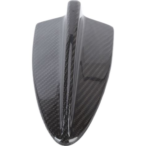Antenne requin toit voiture 180mm, coque décorative en fibre carbone, embout d'antenne aérien remplacement pour Série 3 E90 2007-2012, garniture noire auto. (1/5)