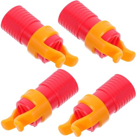 Kit de Fixation à Vis Abs Rouge 4pcs Porte-vis Compatible Diamètre 6-8mm pour Travail du Bois et Sécurité Améliorée sans Tenir la Vis la Main (1/5)