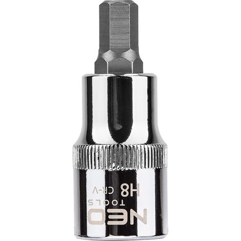 Embout hexagonal sur douille 1/2", H8 x 55 mm (1/2)