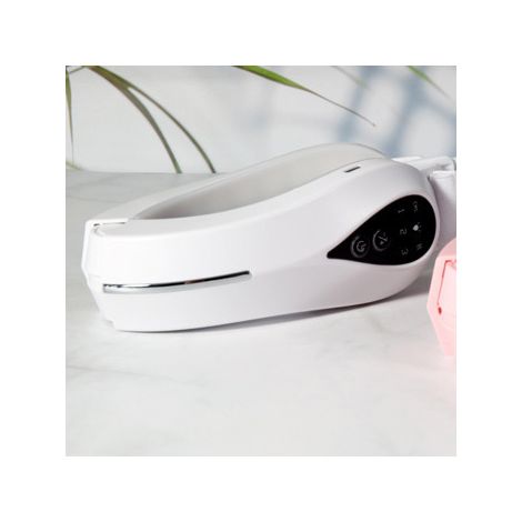 Appareil de massage pour le visage en V avec télécommande Bluetooth, élimine le double menton, appareil de lifting facial intelligent, blanc pour une utilisation à domicile. (1/5)