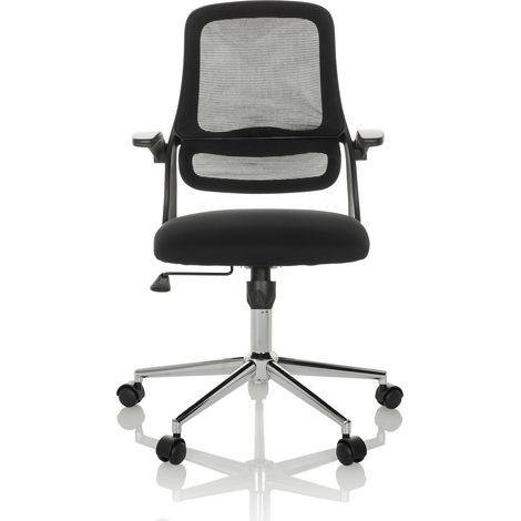 Chaise de bureau / chaise pivotante MIKO B ECO maille / tissu noir hjh OFFICE