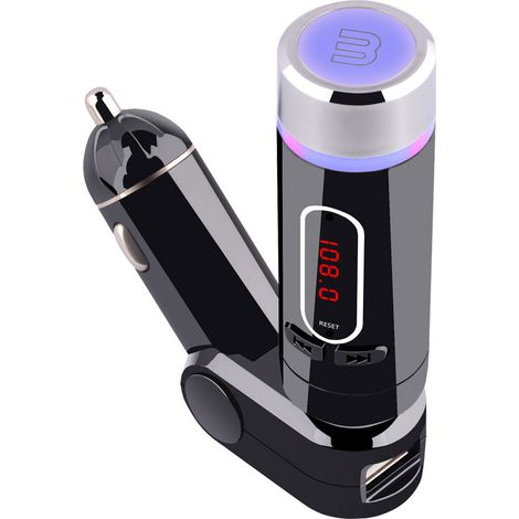 Bluetooth-FM-Transmitter für Auto, kabelloser MP3-Player, Freisprecheinrichtung, LED-TF-FM28