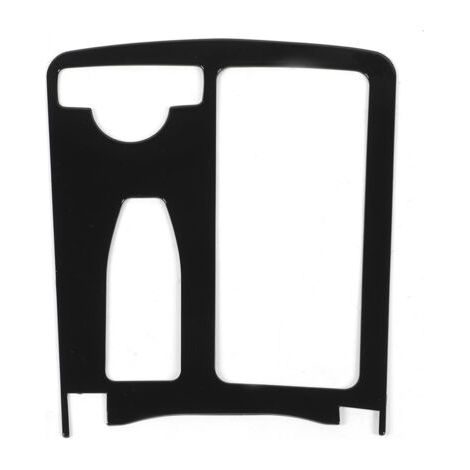 Cornice portabicchieri per console centrale 2046800307, ricambio antigraffio per Mercedes-Benz Classe C W204 2007-2014, nero lucido (1/4)